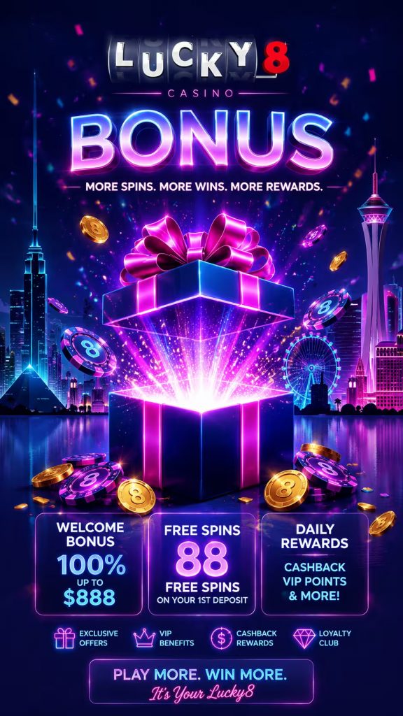 lucky8 bonus