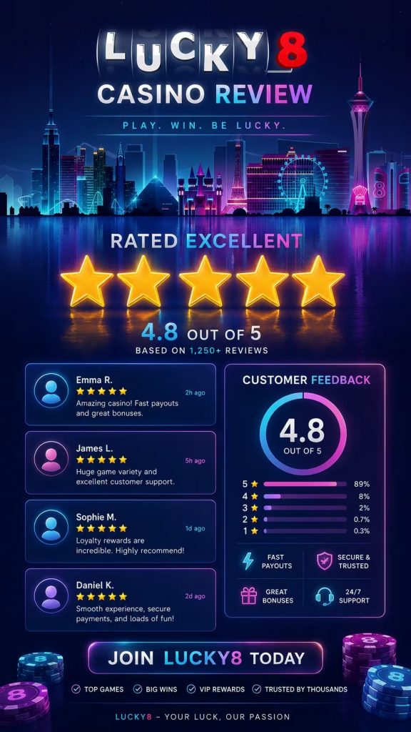 lucky8 review